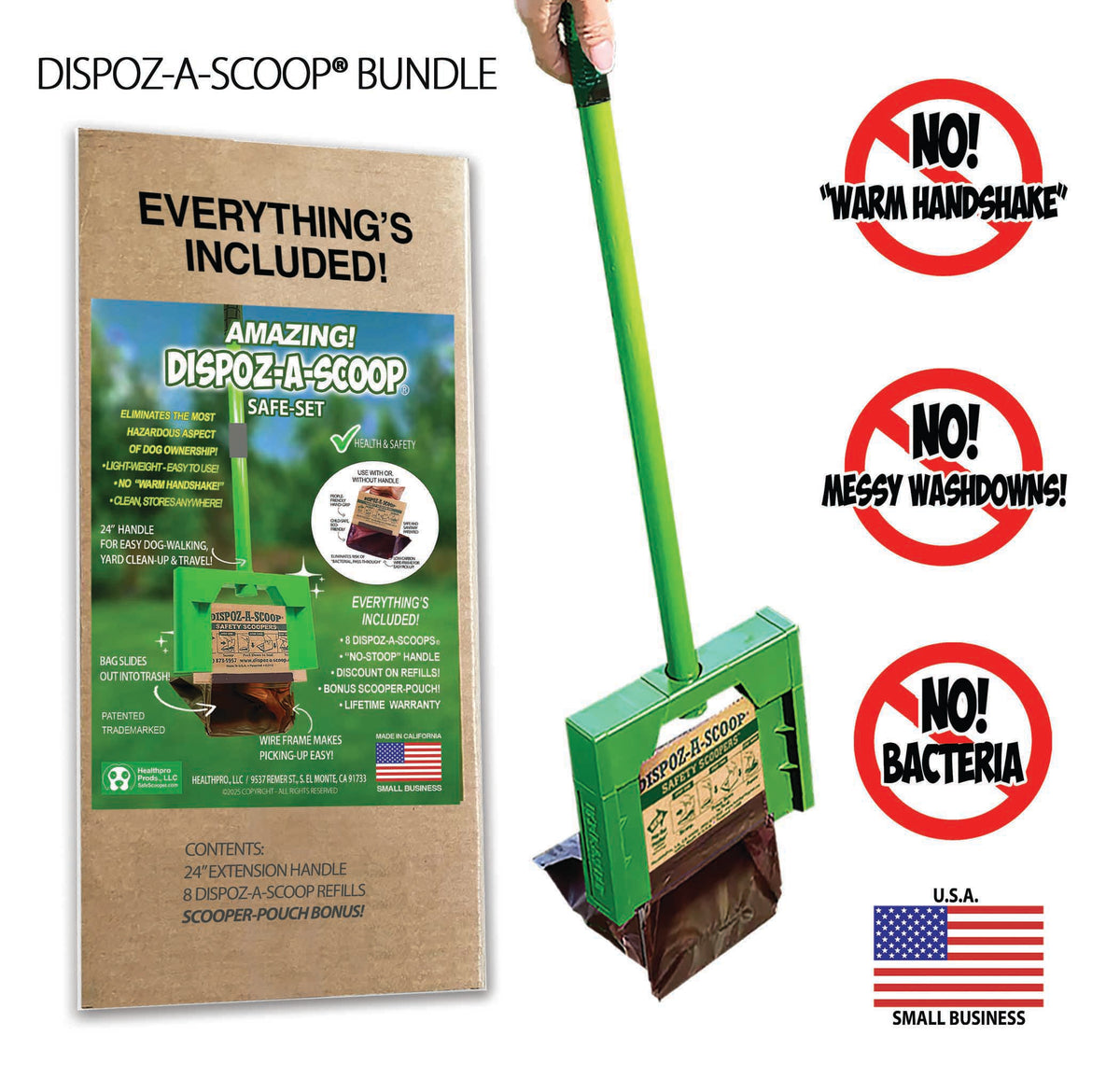 Dispoz-A-Scoop® The Complete Dog Waste Solution!